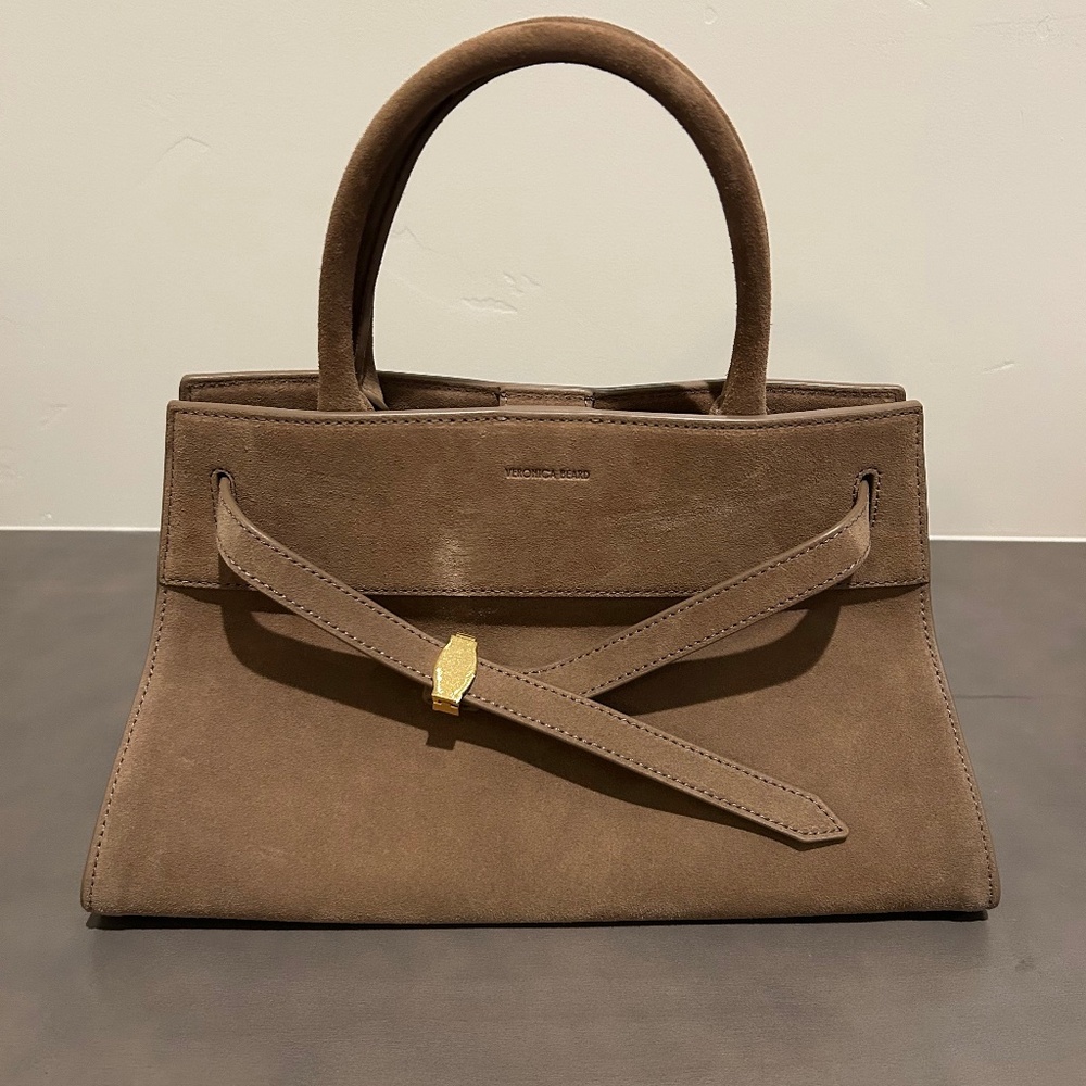 New Veronica Beard Suede Handbag